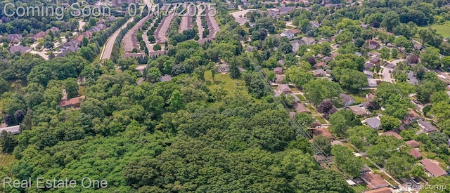 727 Romeo Rd, Rochester, MI 48307 - aerial overview of property's location