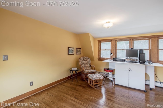 727 Romeo Rd, Rochester, MI 48307 - home office featuring wood finished floors