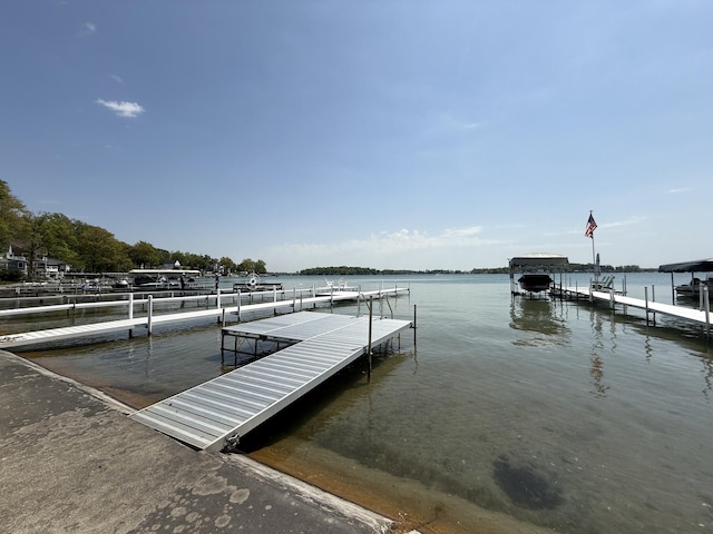 22175 Forest Hall Dr, Cassopolis, MI 49031 - dock with a water view