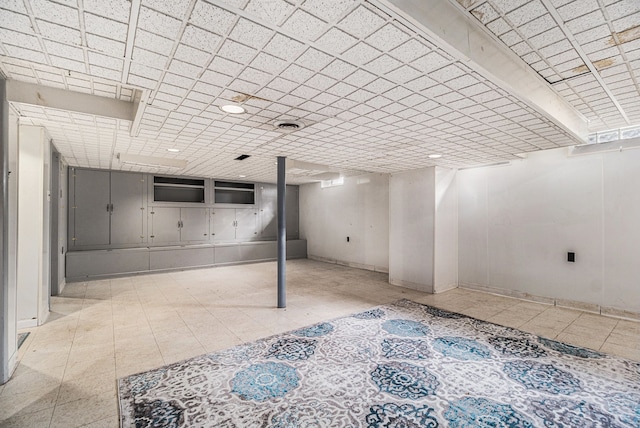 3018 Guilford Dr, Royal Oak, MI 48073 - finished basement with baseboards