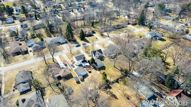 birds eye view of property featuring a residential view