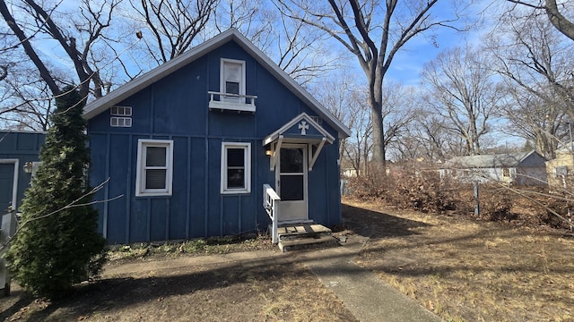 exterior space featuring entry steps