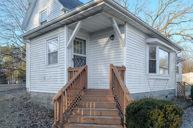 view of property entrance