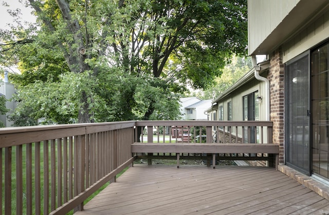 view of deck