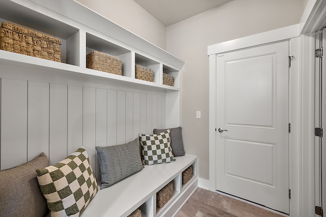 view of mudroom