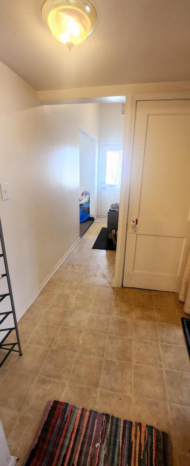 hall with baseboards