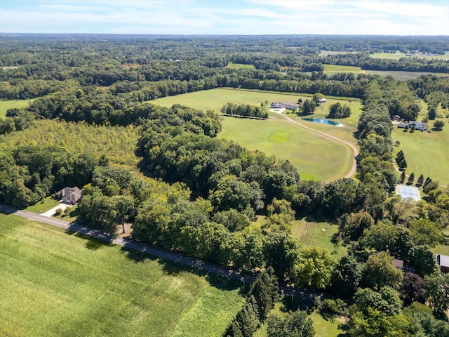 2122 Grange Rd, Buchanan, MI 49107 - drone / aerial view of a heavily wooded area
