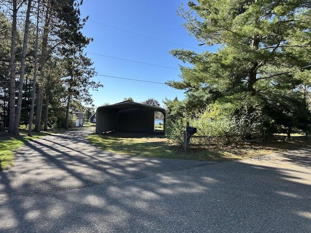 exterior space with driveway