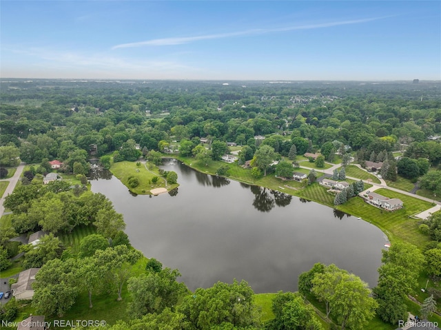 6750 Limerick Ln, Troy, MI 48098 - drone / aerial view of a large body of water