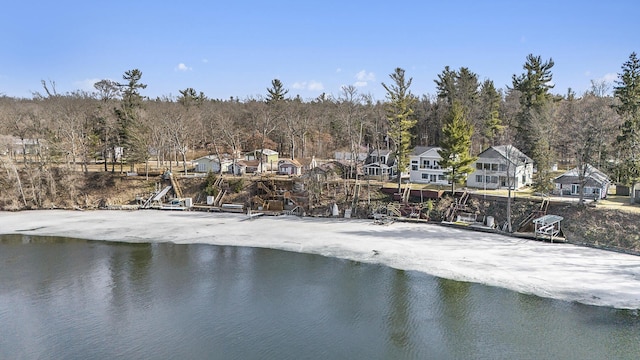 5557 Front St, Newaygo, MI 49337 - view of water feature with a residential view