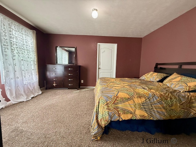 bedroom with carpet flooring