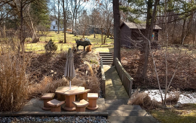 surrounding community featuring fence