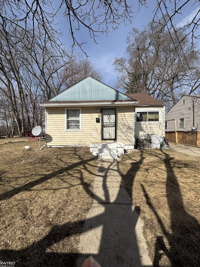 view of back of property