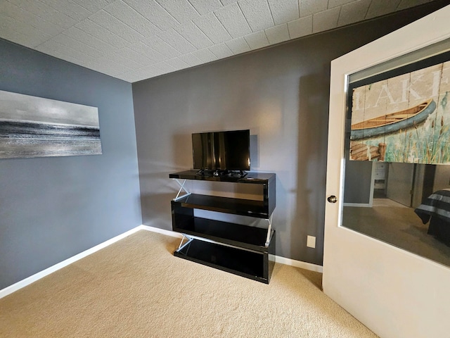 9059 Clam Lake Rd, Bellaire, MI 49615 - interior space with baseboards and carpet floors