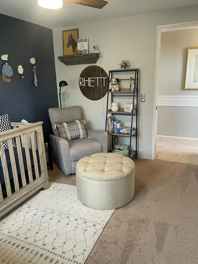 bedroom featuring baseboards and carpet floors