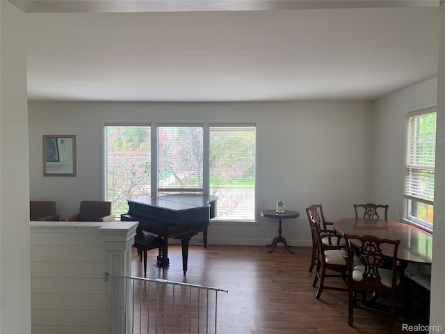 1211 Plymouth Ave SE, Grand Rapids, MI 49506 - dining area with wood finished floors and baseboards