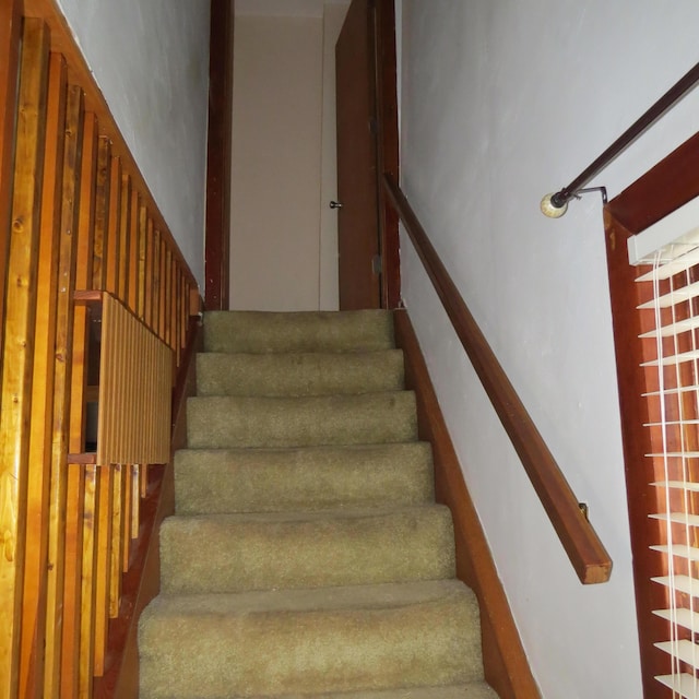 view of stairs