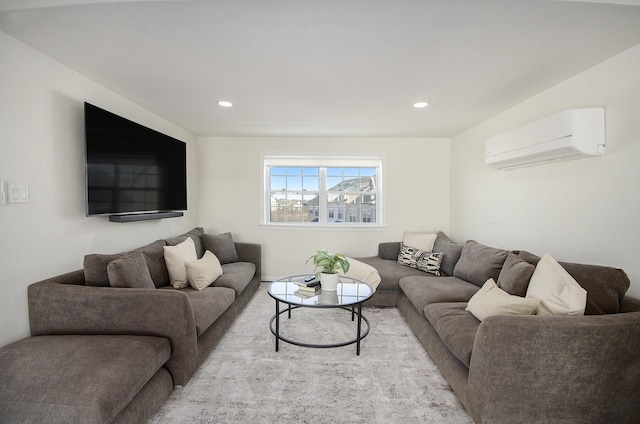 2822 Purley Ave, Ann Arbor, MI 48105 - living area with an AC wall unit and recessed lighting