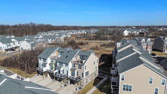 2822 Purley Ave, Ann Arbor, MI 48105 - birds eye view of property with a residential view