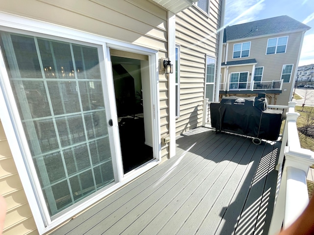 2822 Purley Ave, Ann Arbor, MI 48105 - wooden deck featuring grilling area