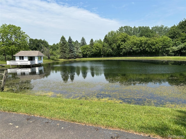 4355 S Lapeer Rd, Metamora, MI 48455 - water view featuring a forest