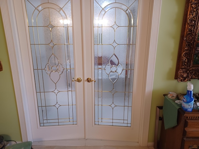 details with french doors