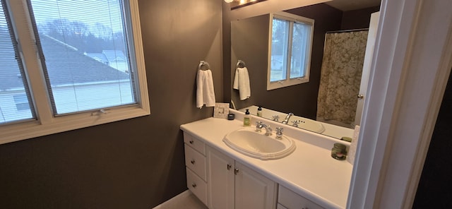 full bathroom with vanity