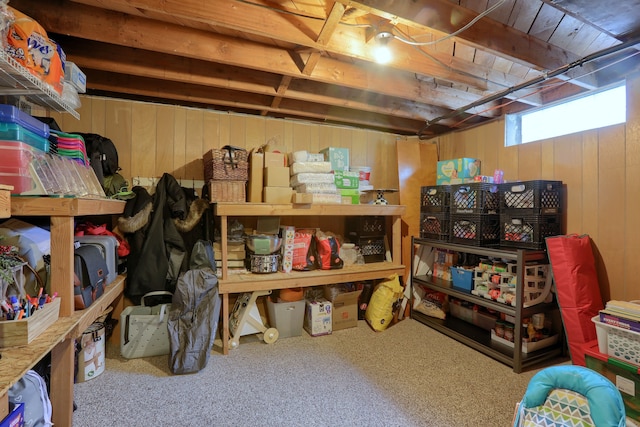 view of storage