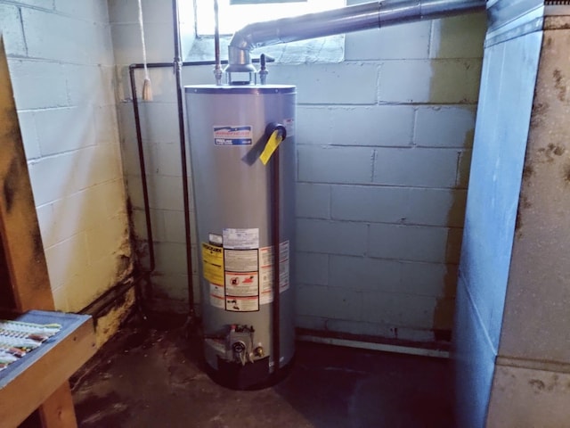 utilities with gas water heater