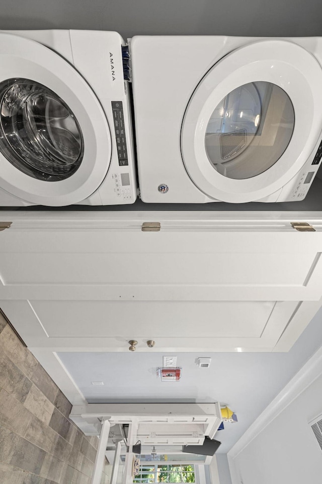 washroom featuring laundry area
