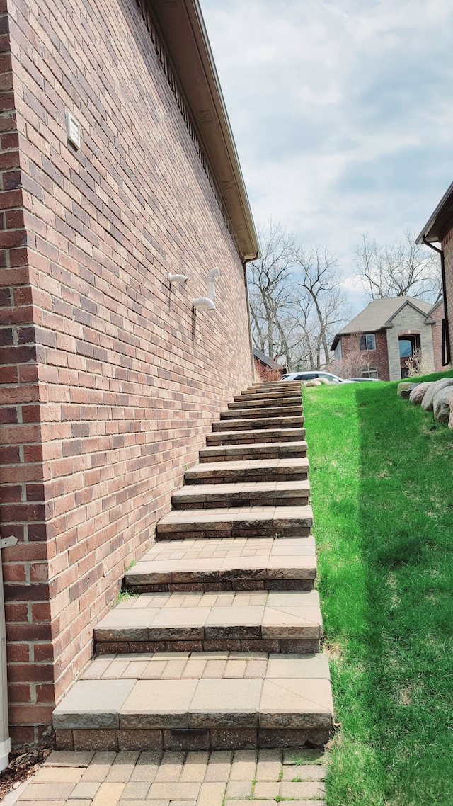 view of stairs