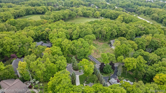 6654 College Park, Clarkston, MI 48346 - view of property location with a heavily wooded area