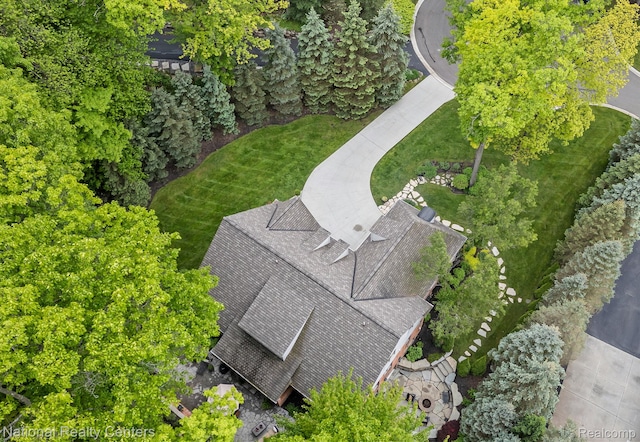 6654 College Park, Clarkston, MI 48346 - view from above of property