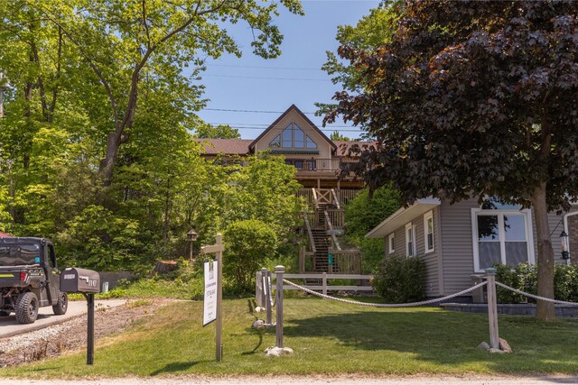 7107 Hallenbeck Hwy, Manitou Beach, MI 49253 - view of green lawn