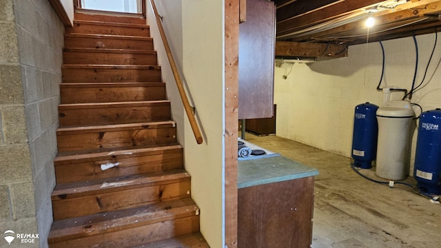 view of stairs