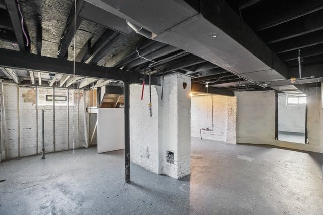 3736 Iroquois St, Detroit, MI 48214 - view of basement
