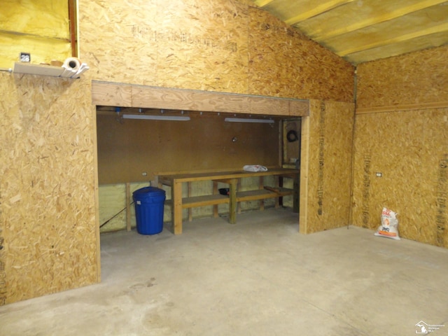 view of basement