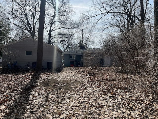 view of back of property