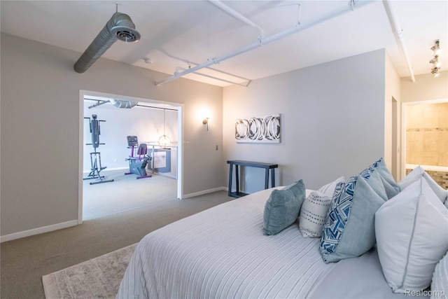 100 N Center St Unit 302, Royal Oak, MI 48067 - bedroom featuring baseboards and carpet floors