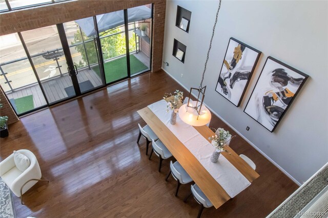 100 N Center St Unit 302, Royal Oak, MI 48067 - living area featuring wood finished floors