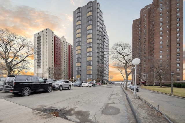 view of property featuring a city view