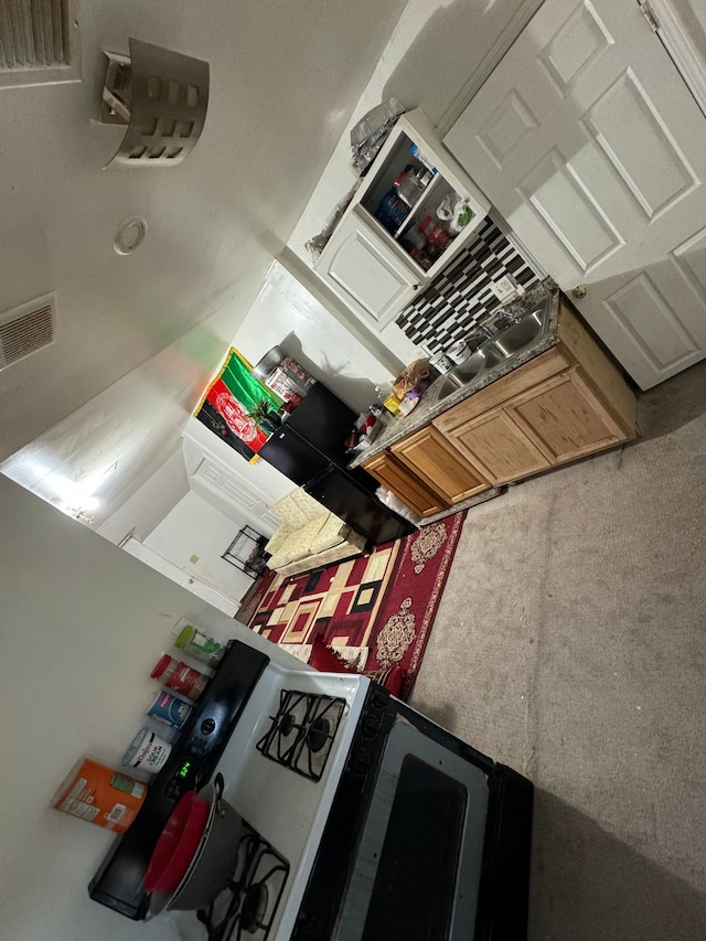 kitchen with visible vents