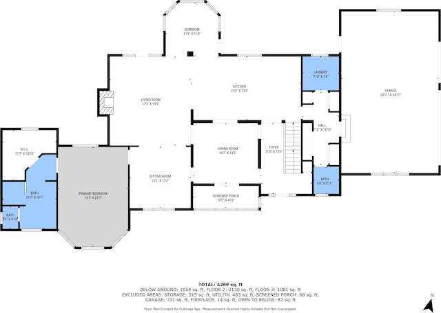 6579 Partridge Ln, Holland, MI 49423 - floor plan / room layout
