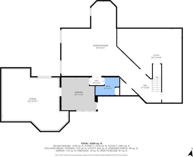6579 Partridge Ln, Holland, MI 49423 - floor plan / room layout