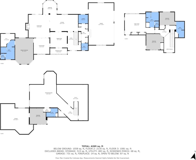 6579 Partridge Ln, Holland, MI 49423 - floor plan / room layout