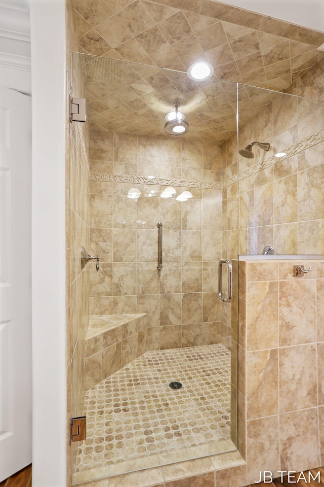 6579 Partridge Ln, Holland, MI 49423 - bathroom featuring a stall shower
