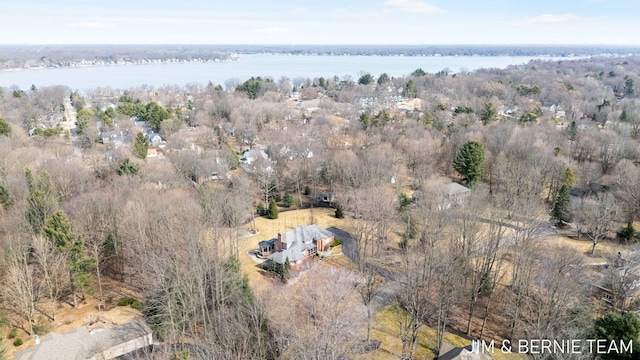 6579 Partridge Ln, Holland, MI 49423 - aerial view of property's location with a large body of water