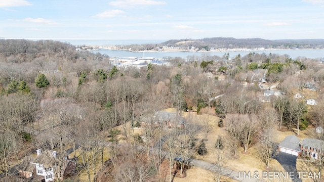 6579 Partridge Ln, Holland, MI 49423 - aerial view of property and surrounding area with a nearby body of water