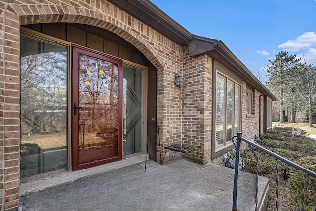 23930 Greenglen Ct, Franklin, MI 48025 - property entrance with brick siding