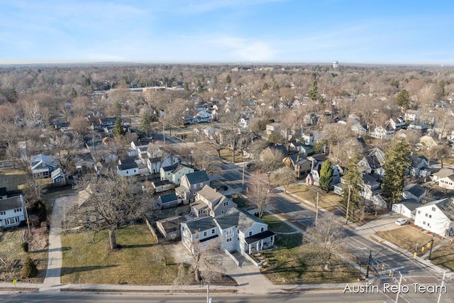 drone / aerial view featuring a residential view